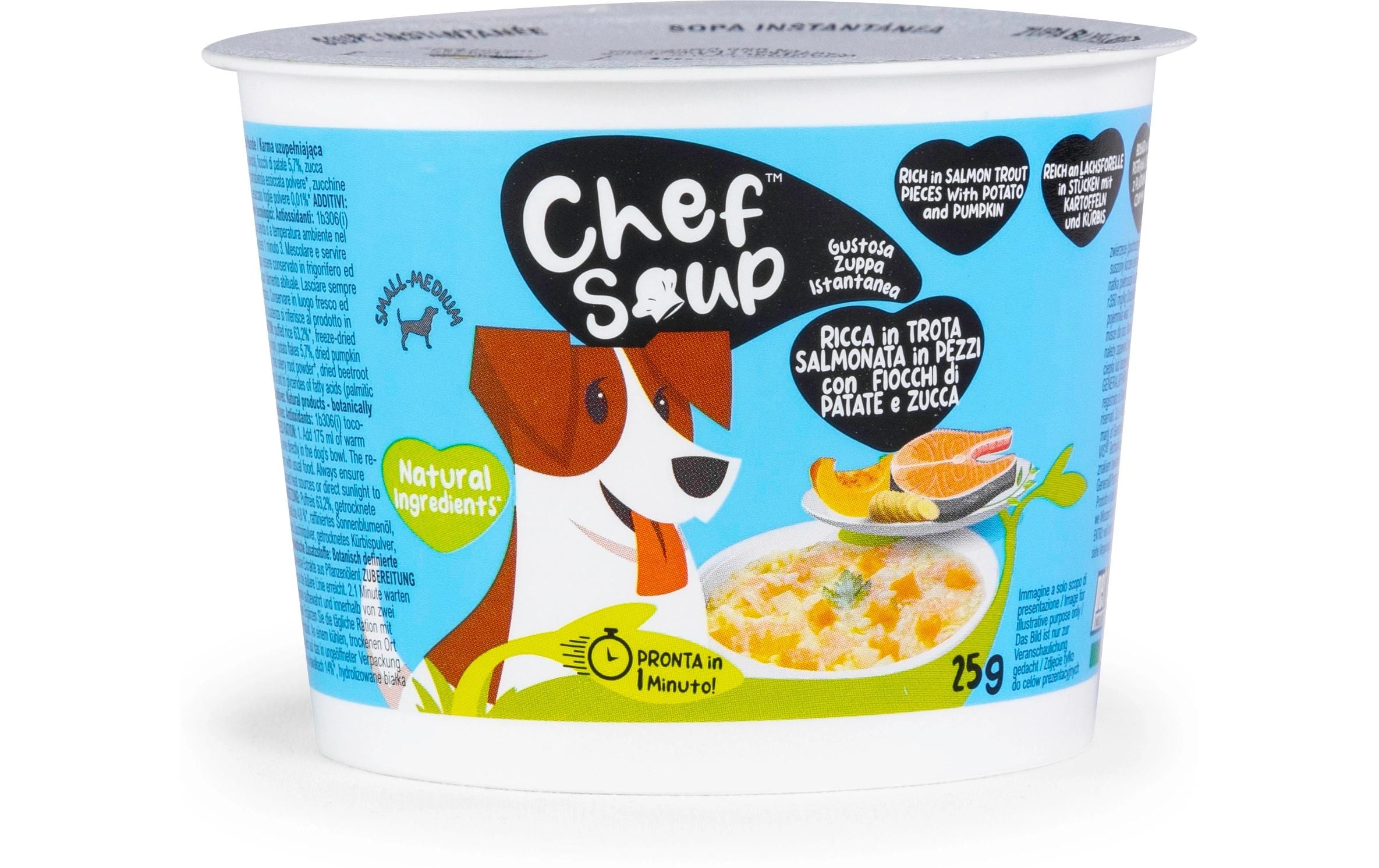 Chef Soup Lachsforelle, Kartoffel, Kürbis 25g