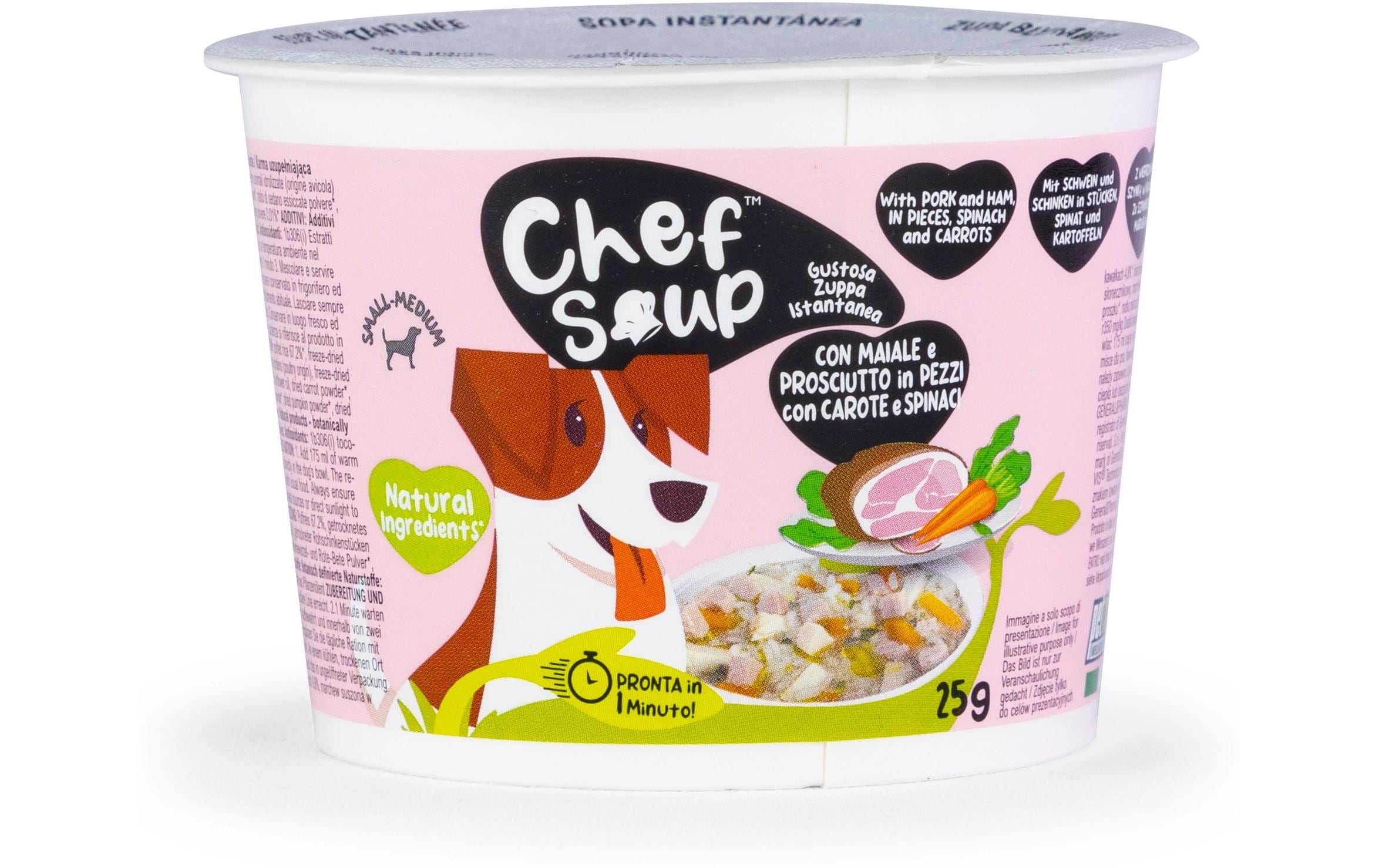 Chef Soup Schwein, Schinken, Spinat 25g
