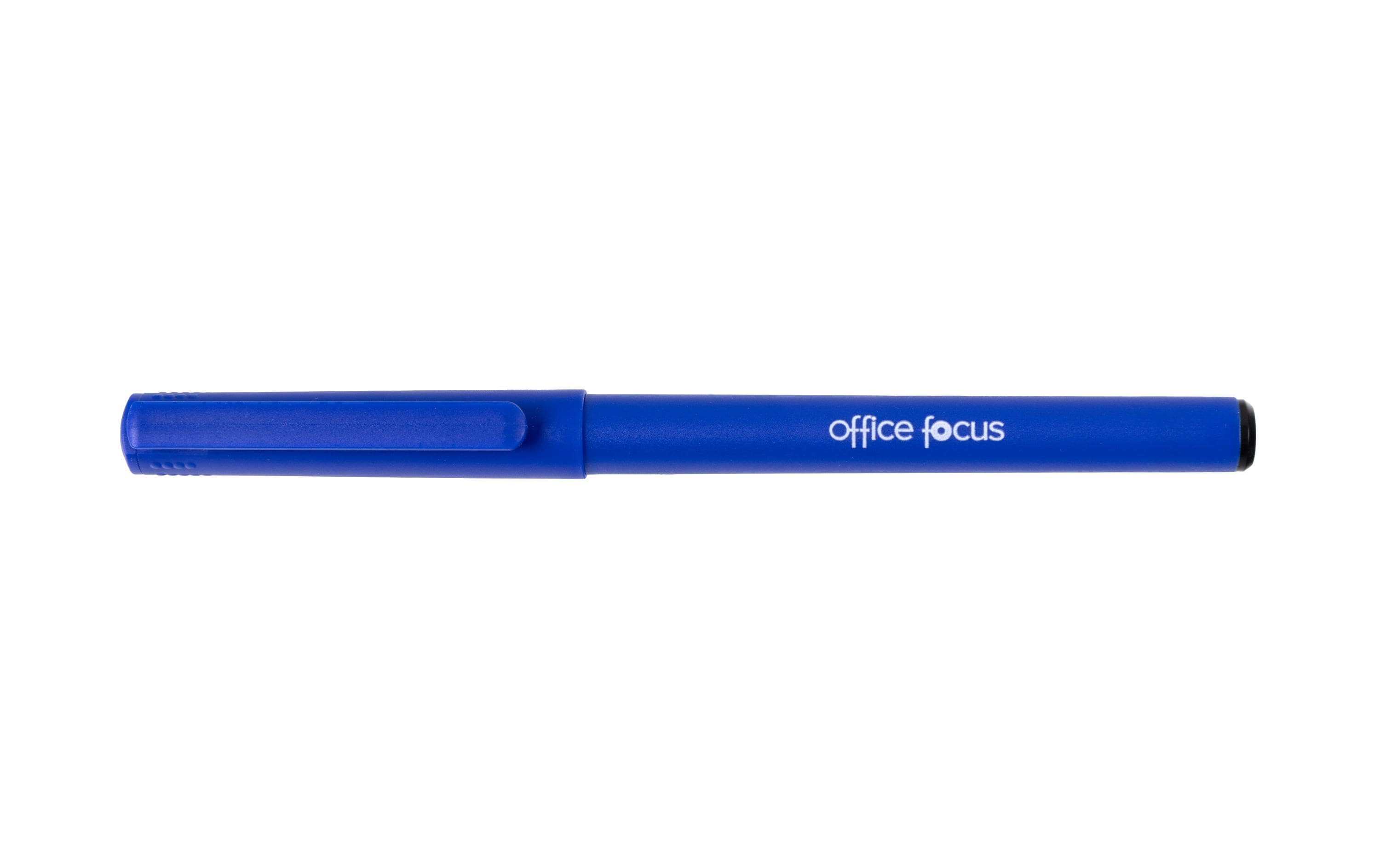 Office Focus Fineliner, 0.4mm, 2028D blau, 12 Stück