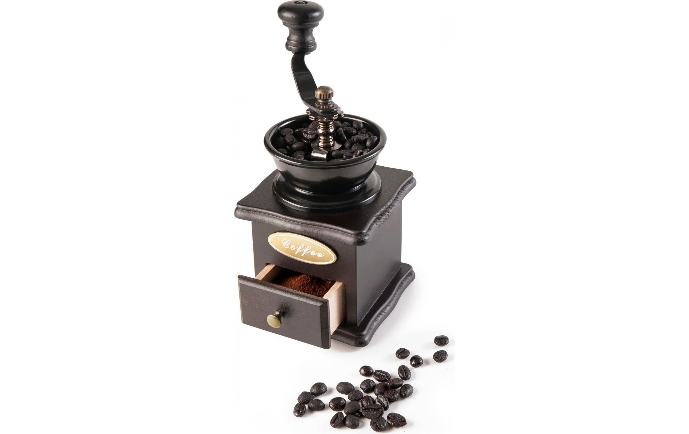 Ibili Kaffeemühle dunkel 10 x 10 cm Nussbaumholz