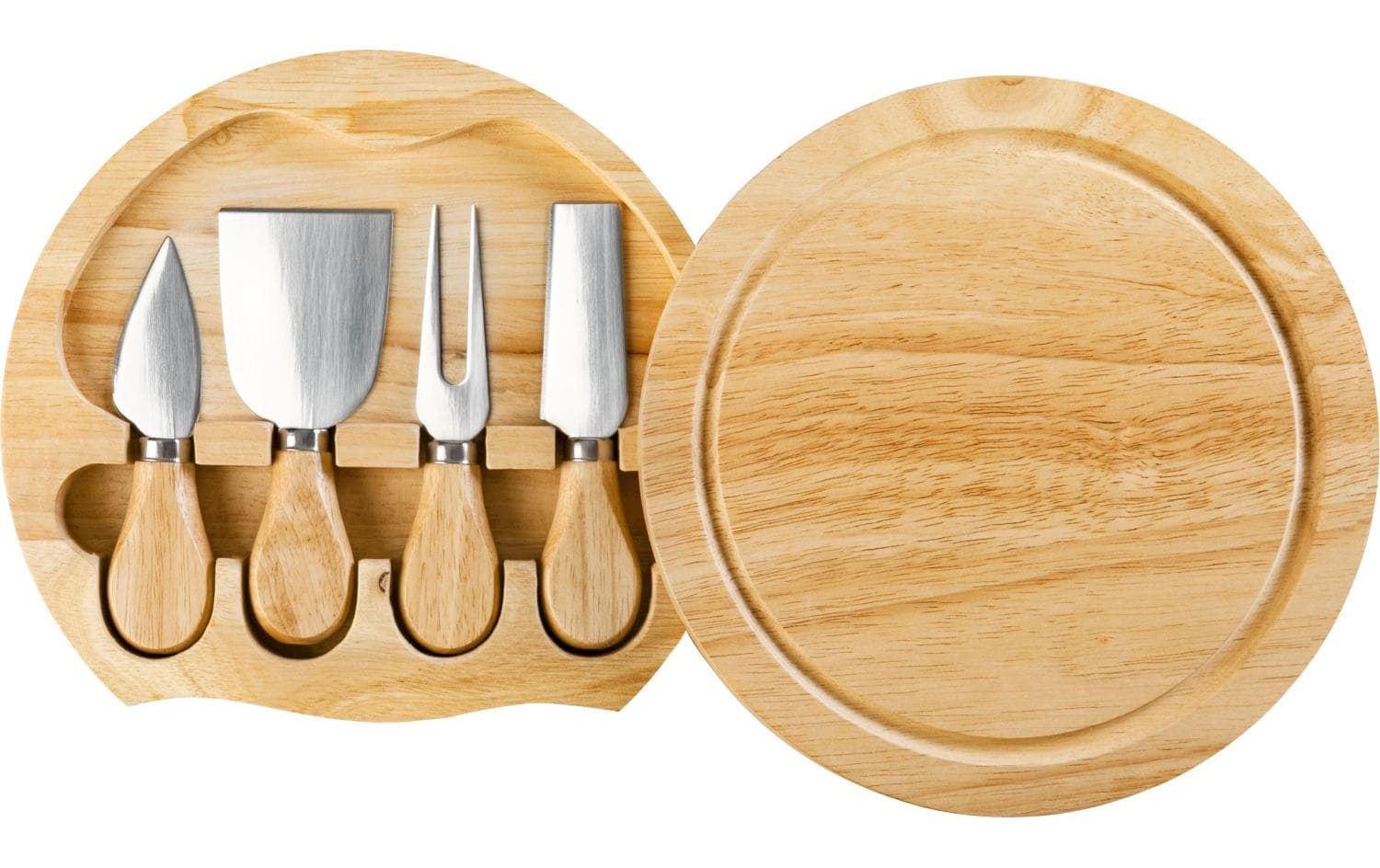 Ibili Käsebrett-Set Holz 21 cm Grösse 12cm