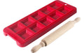 Ibili Ravioliform + Rollstab quadratisch 30 x 12 cm
