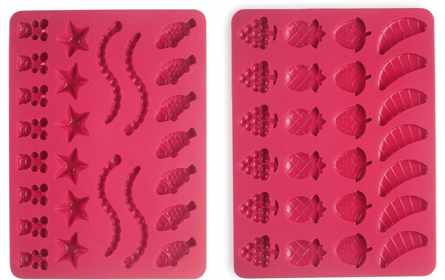 Ibili Set von 2 Gummibärchen-Formen 23 x 18 cm
