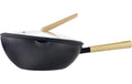 Ibili Wok mit Deckel Luxe  30cm silber