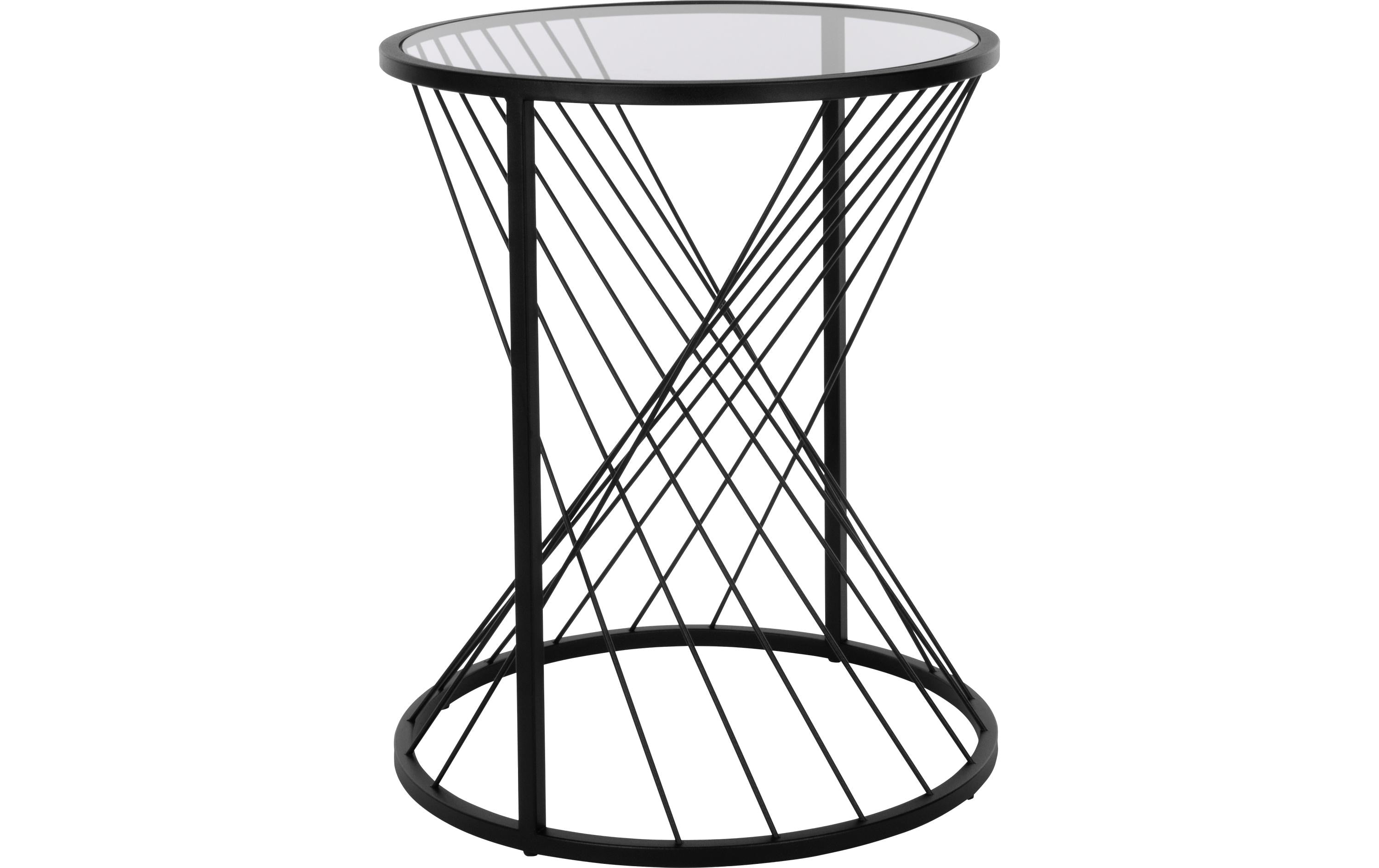 Eglo Beistelltisch OTAWARA Metall/Glas, 46x55cm