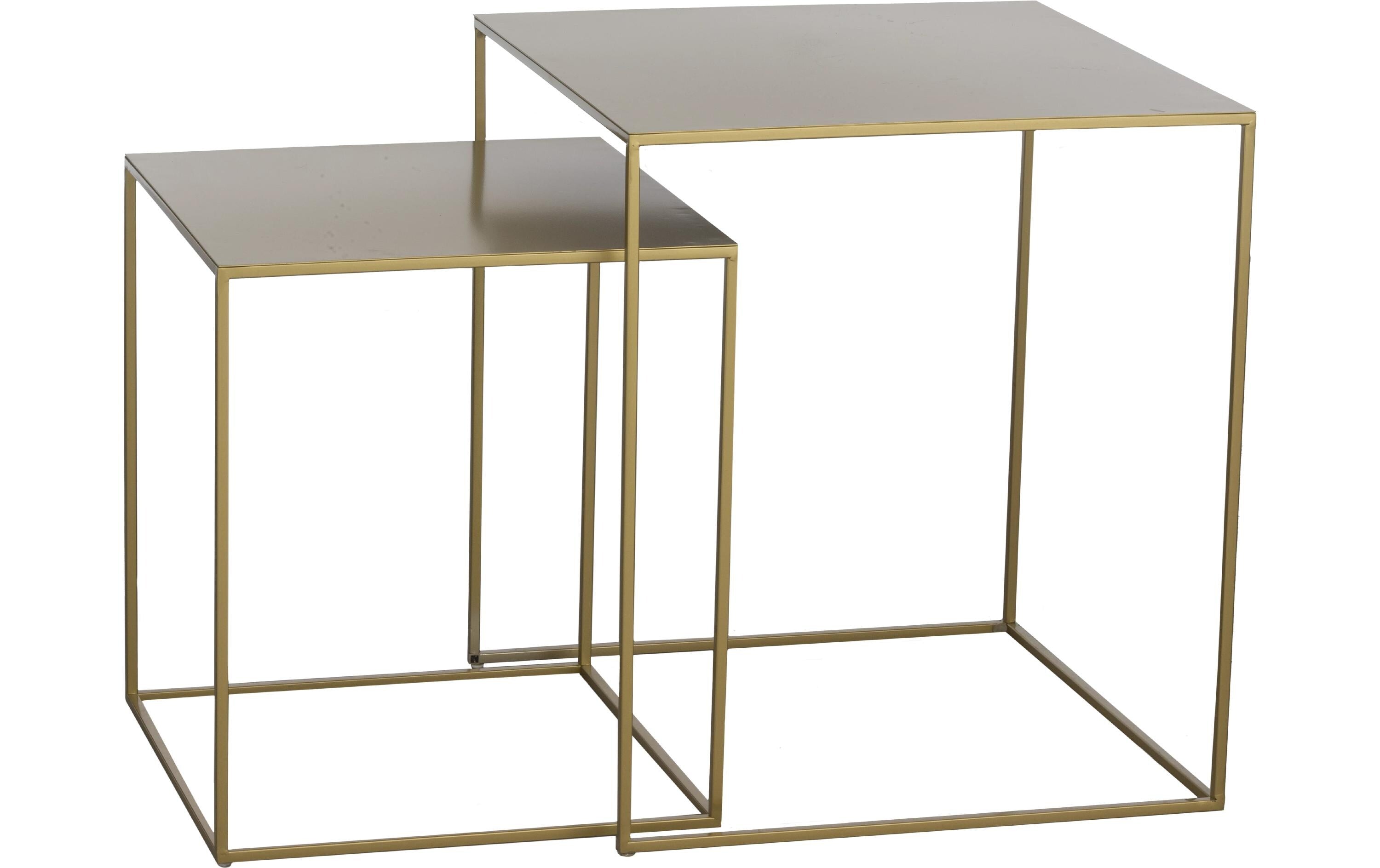 Eglo Beistelltisch Set TOZAWA Metall, 2 verschiedene Grössen