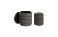 Eglo Hocker AMPAHAKA 2er Set Schwarz D:40cm/H:44.5cm/D 33.5cm/H:38.5cm