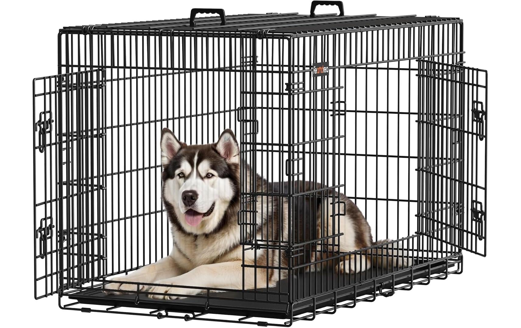 Feandrea Metallbox für Hunde 122.0x74.5x80.5cm