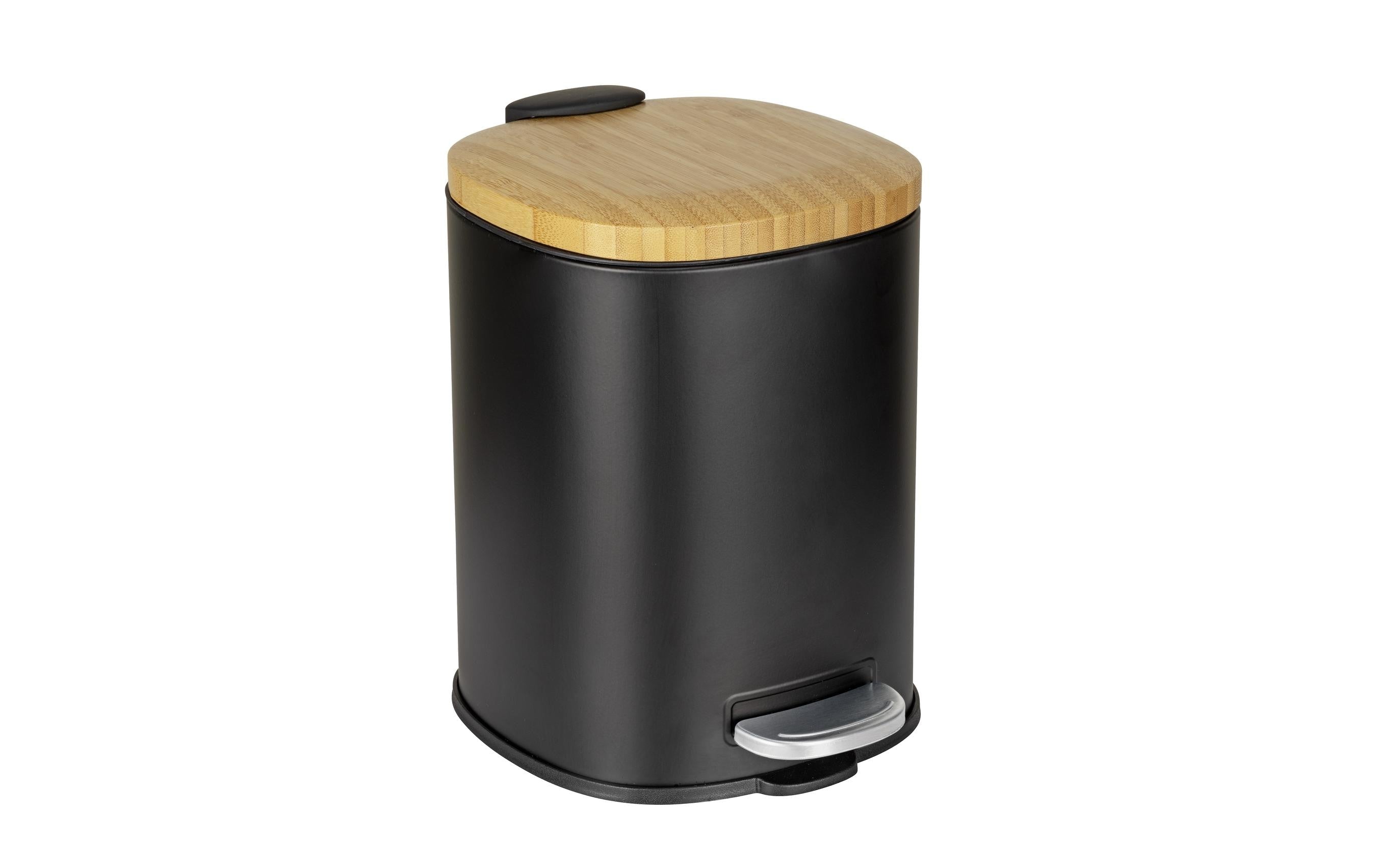Wenko Treteimer Fianema 3 Liter, Schwarz