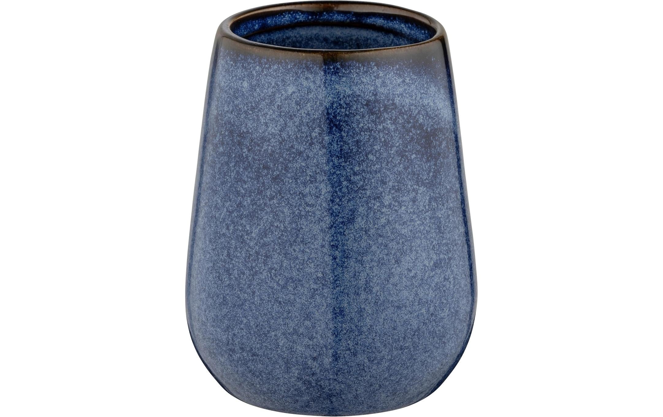 Wenko Zahnputzbecher Sirmione Blau, Keramik, 8x10,5 cm