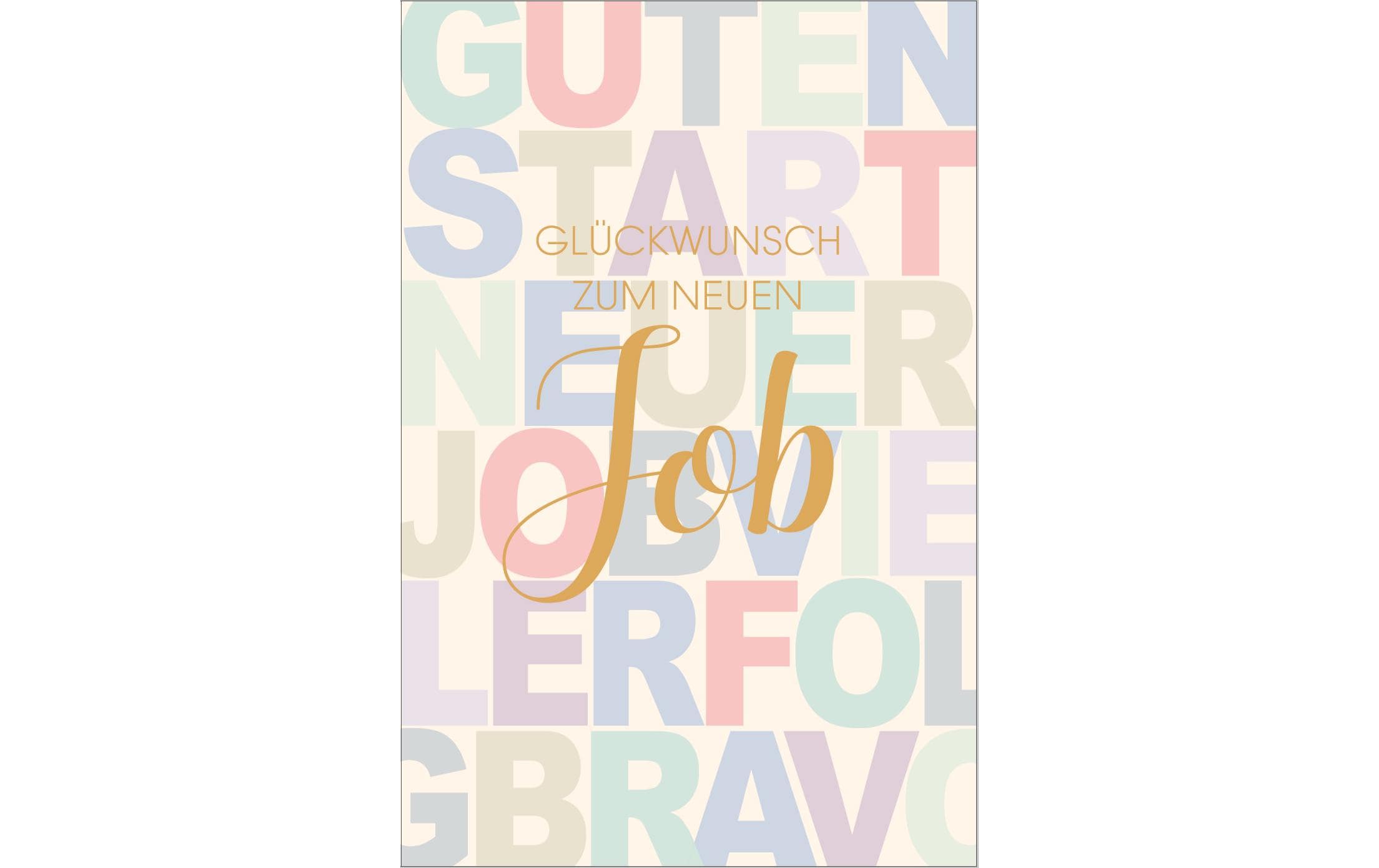 ABC Grusskarte Wilkommen B6, 116 x 173 mm, mit Couvert
