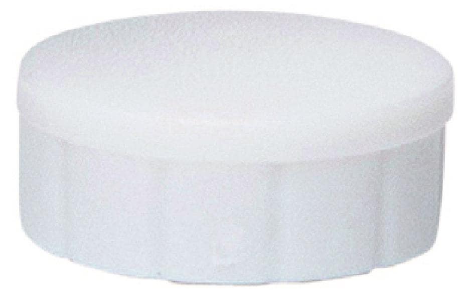 MAUL Magnete solid, 10 Stk Ø 15 mm, weiss