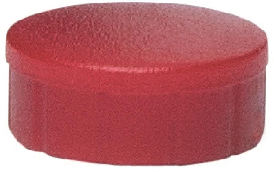 MAUL Magnete solid, 10 Stk Ø 15 mm, rot