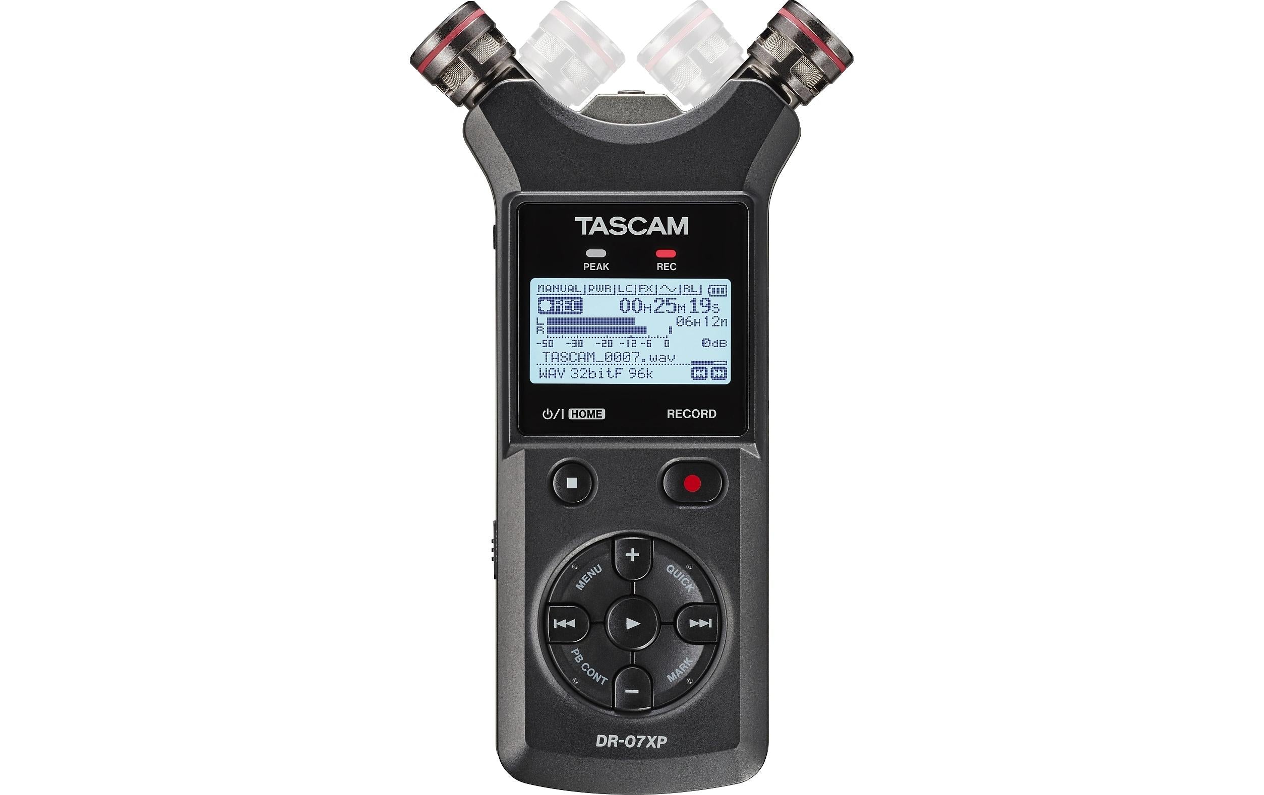 Tascam DR-07XP 2-Kanal-Handheld-Audiorecorder