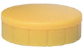 MAUL Magnete solid, 10 Stk Ø 20 mm, gelb