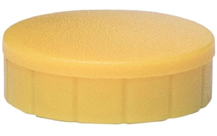 MAUL Magnete solid, 10 Stk Ø 20 mm, gelb