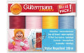 Gütermann Nähfaden Set Water Repellent 100 m, 4 Spulen