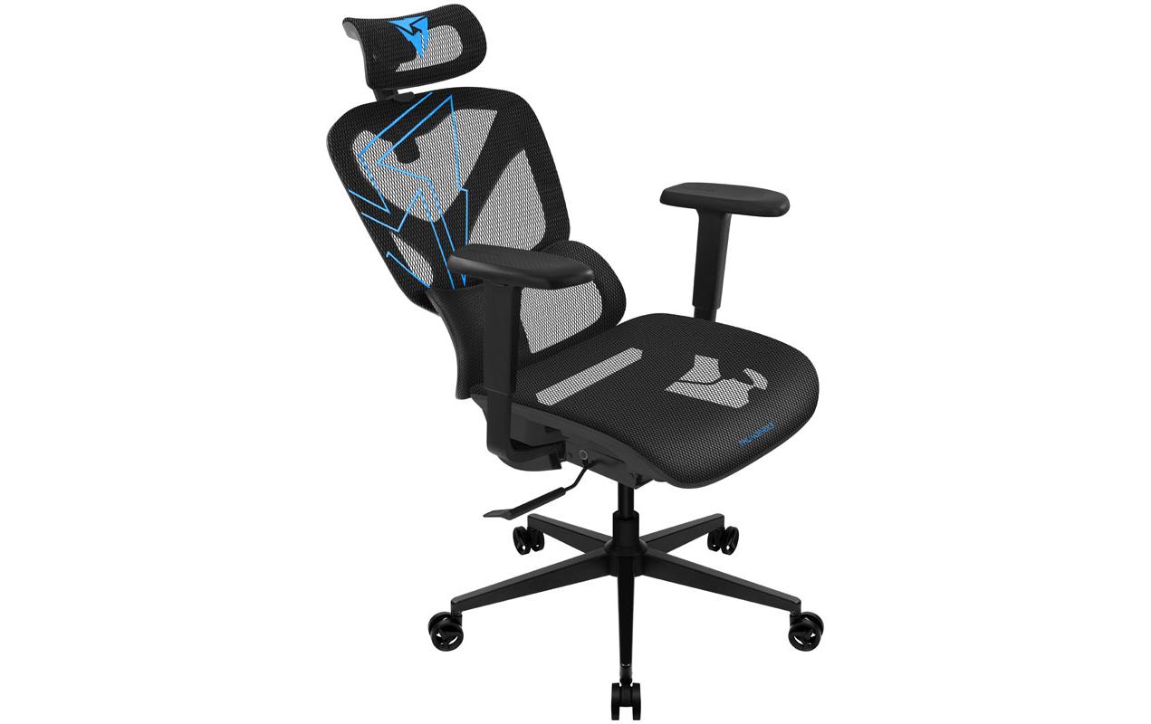ThunderX3 YTC-Mesh Gaming Chair schwarz, blau