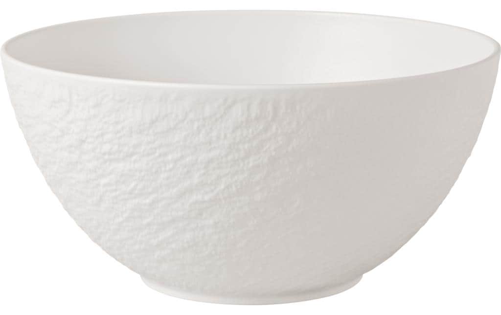 Villeroy & Boch Manuf. Rock Salatschuessel Weiss