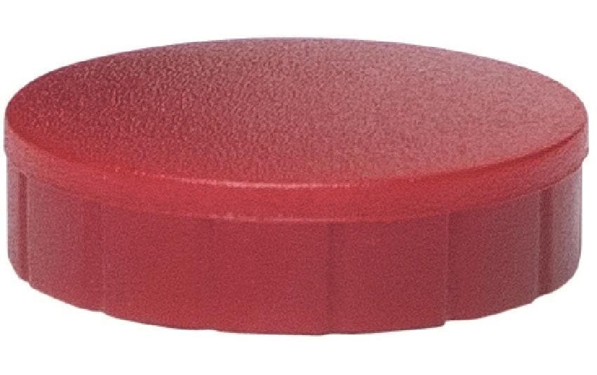 MAUL Magnete solid, 10 Stk Ø 24 mm, rot