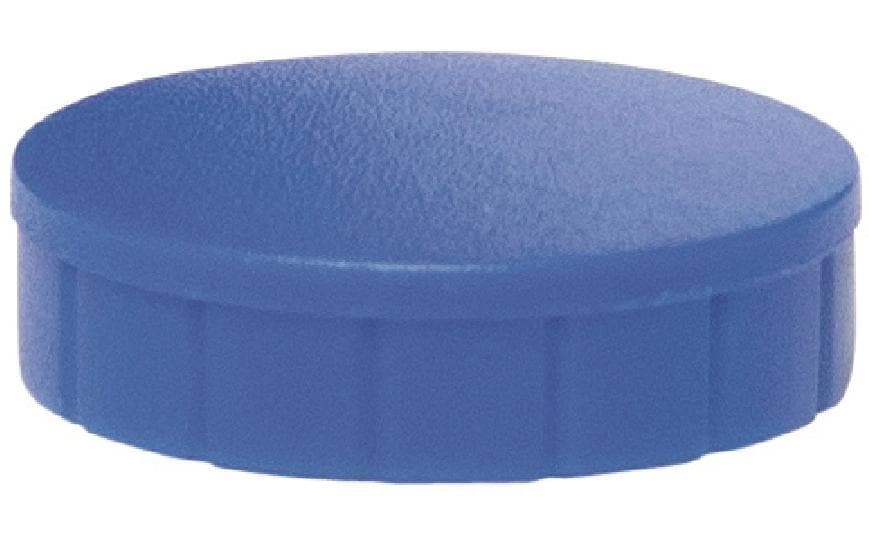 MAUL Magnete solid, 10 Stk Ø 24 mm, blau