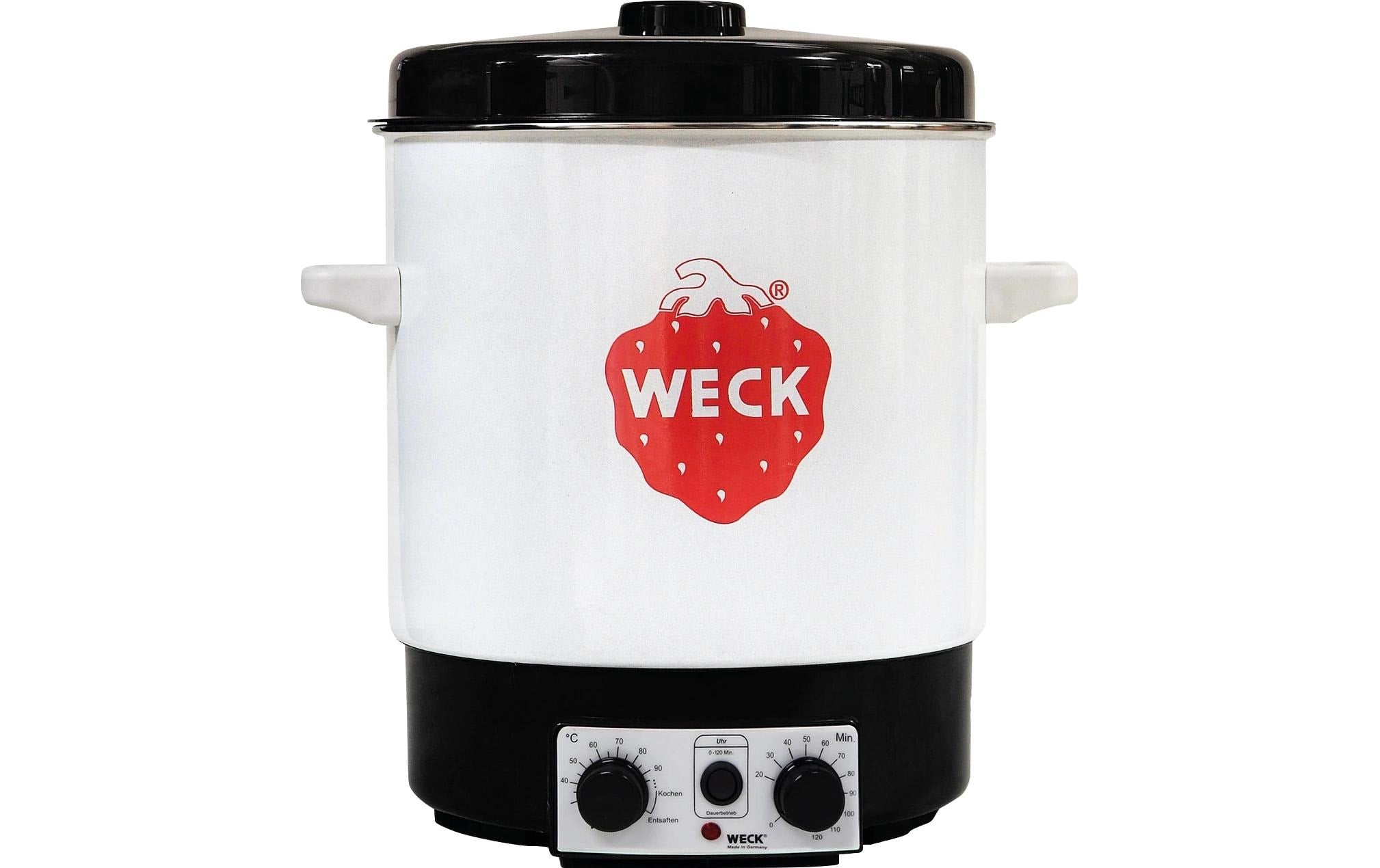 Weck Einkochautomat WAT 15 emailiert 2000W, 29 Liter, 120Min Timer, weiss