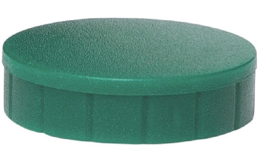MAUL Magnete solid, 10 Stk Ø 24 mm, grün