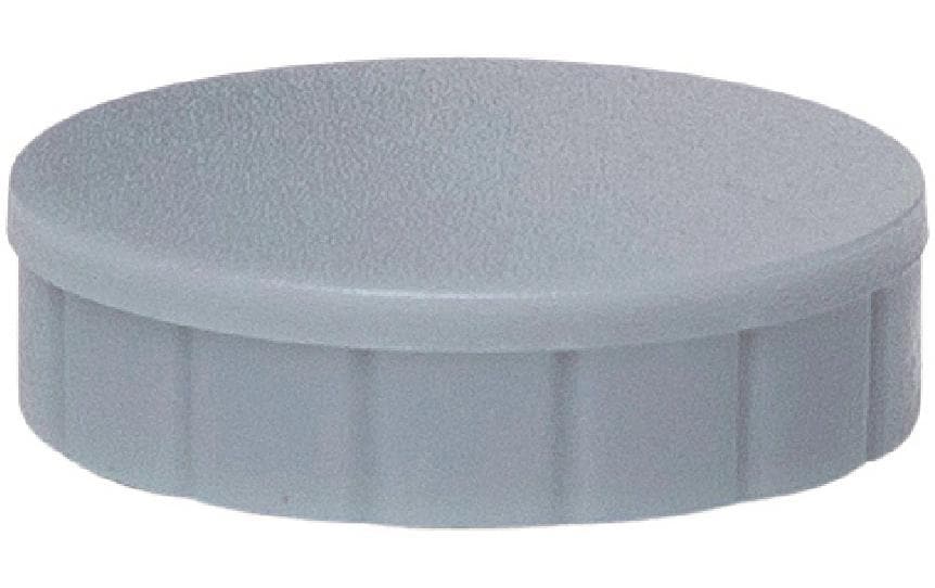 MAUL Magnete solid, 10 Stk Ø 24 mm, grau