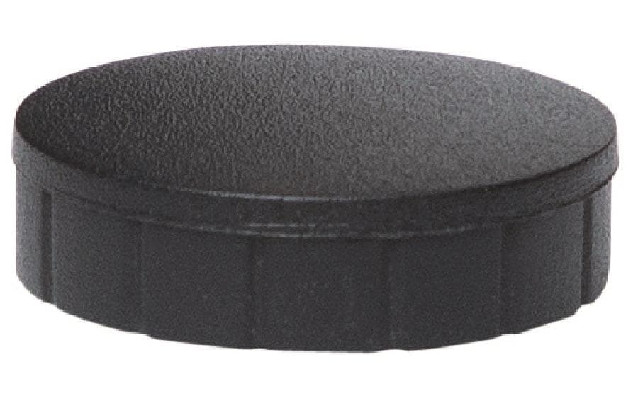 MAUL Magnete solid, 10 Stk Ø 24 mm, schwarz