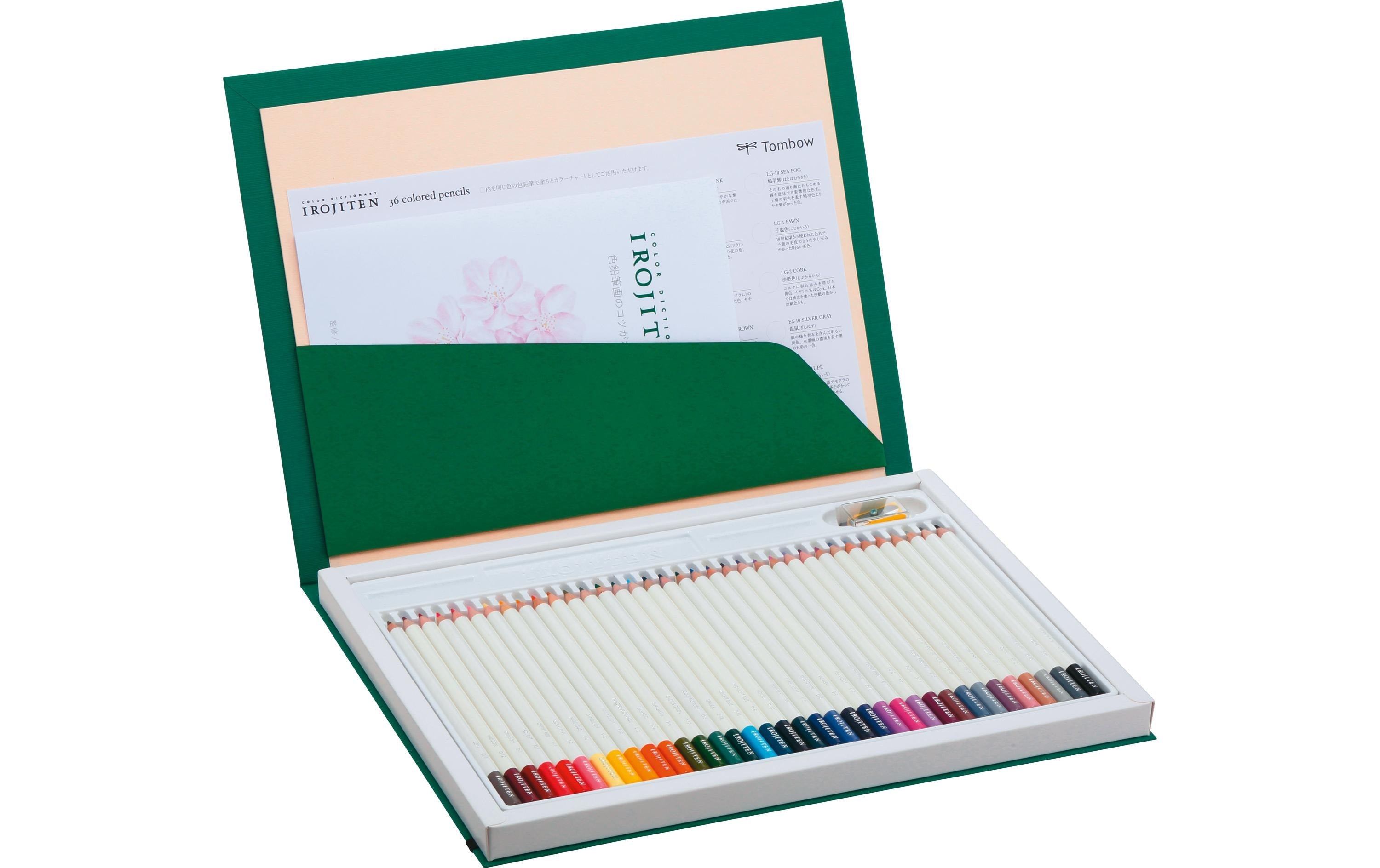 TOMBOW Farbstift Irojiten 36er Set inkl. Spitzer und Anleitung