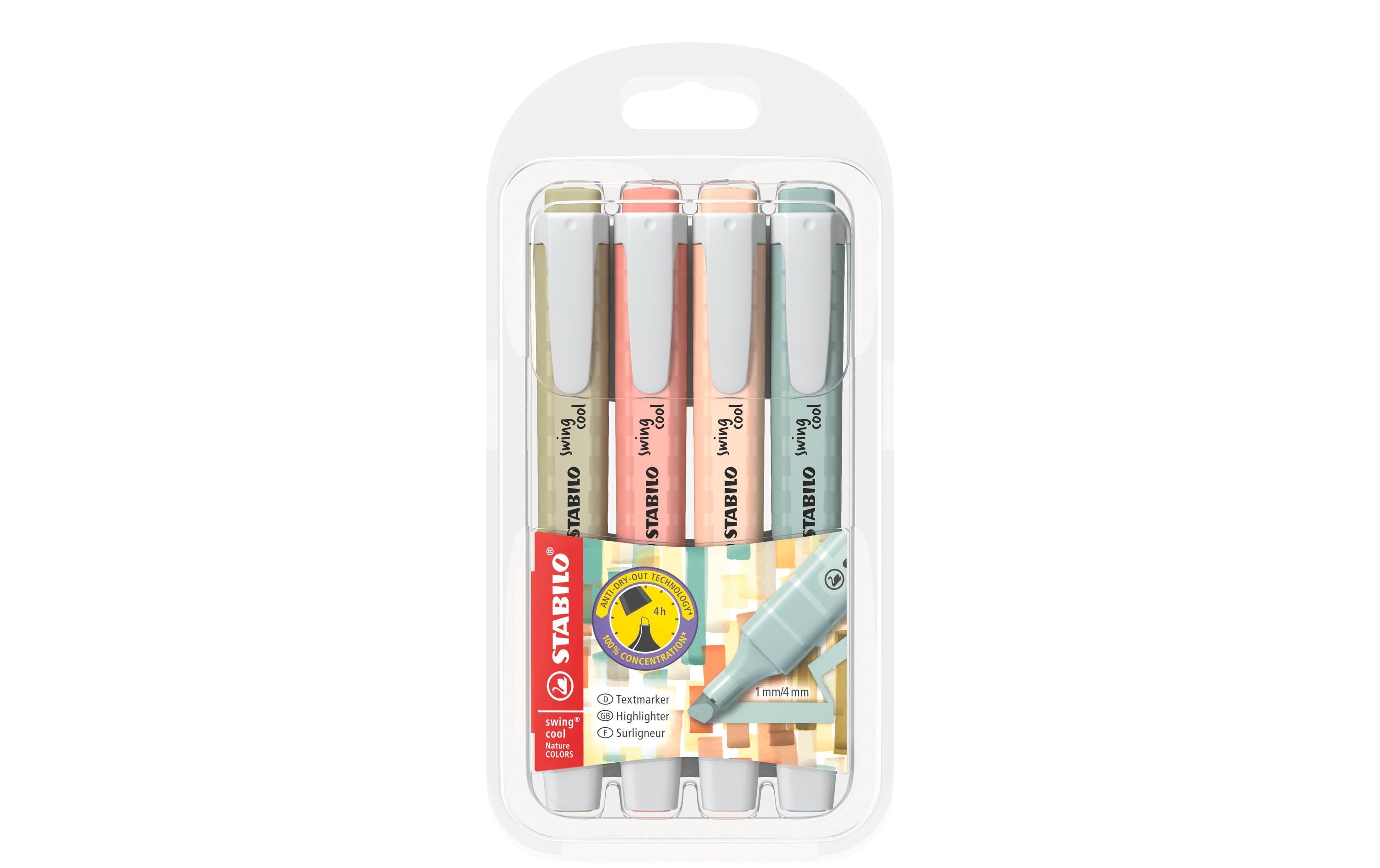 Stabilo swing cool Nature 4er Etui
