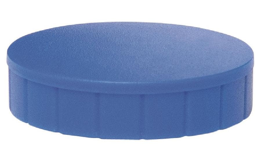 MAUL Magnete solid, 10 Stk Ø 32 mm, blau