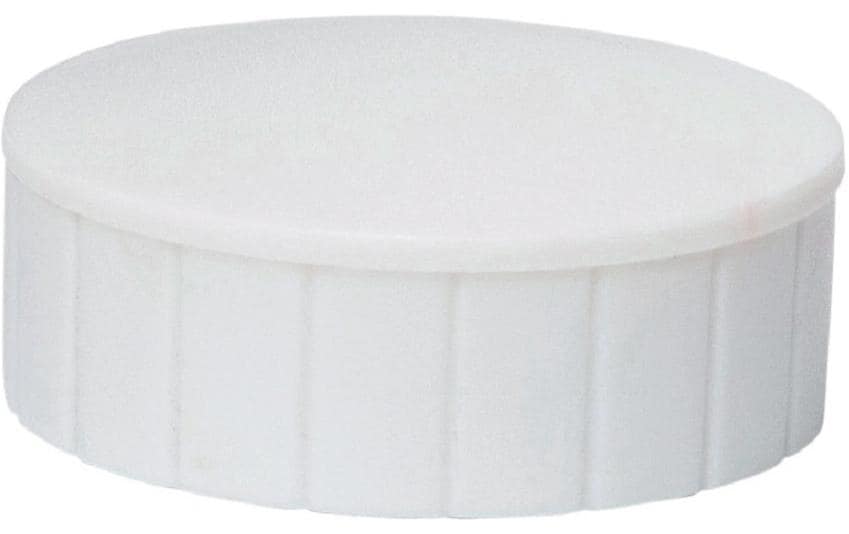 MAUL Magnete solid, 10 Stk Ø 38 mm, weiss