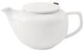 Villeroy & Boch Afina Teekanne mit Deckel + Filter, 0.44 Liter, weiss