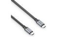 Sonero USB-C - USB-C Ladekabel, 60W, 3.0m Nylon Mantel, USB 2.0, 480Mbps