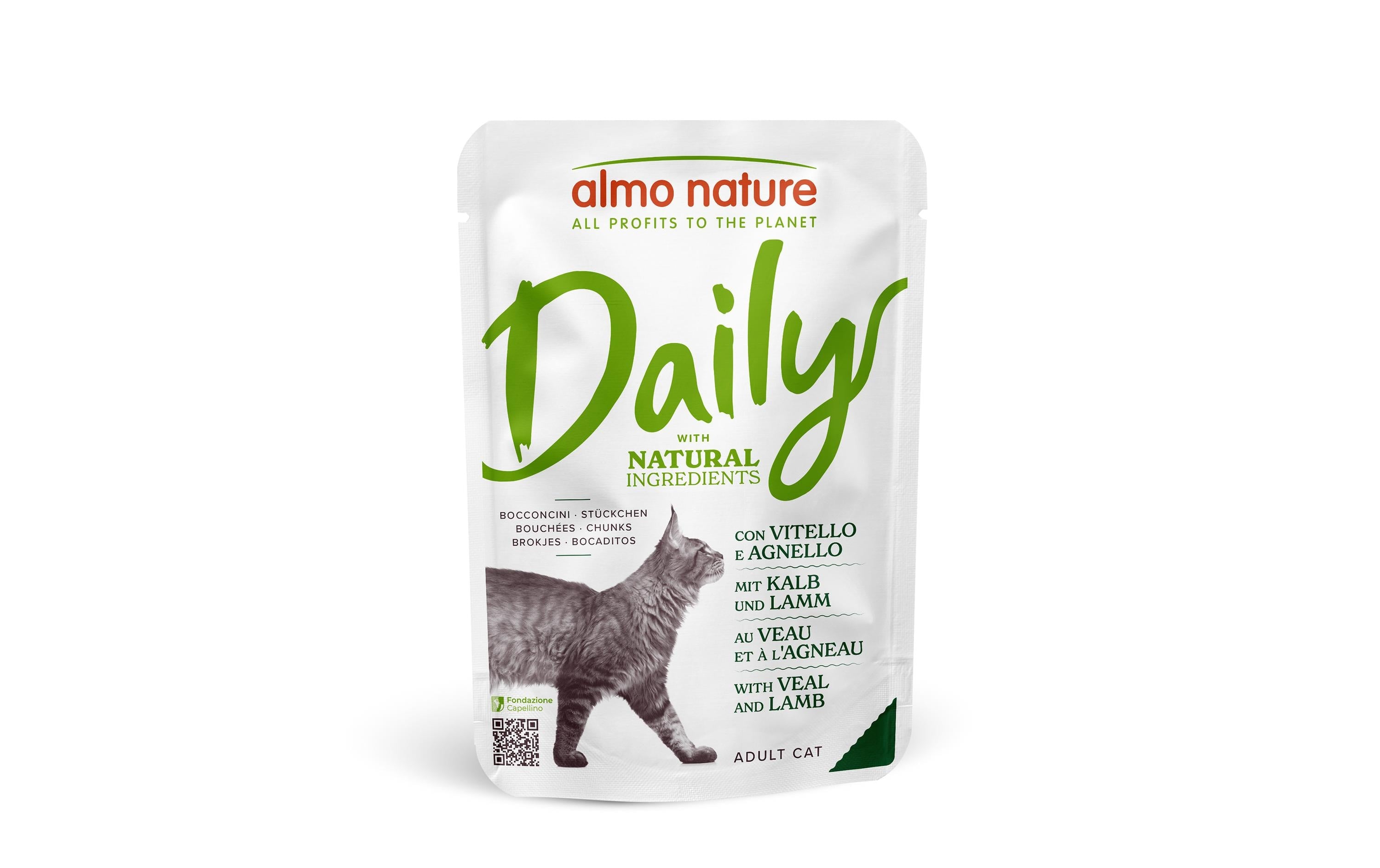 Almo Nature Nassfutter Daily 70g Kalb & Lamm