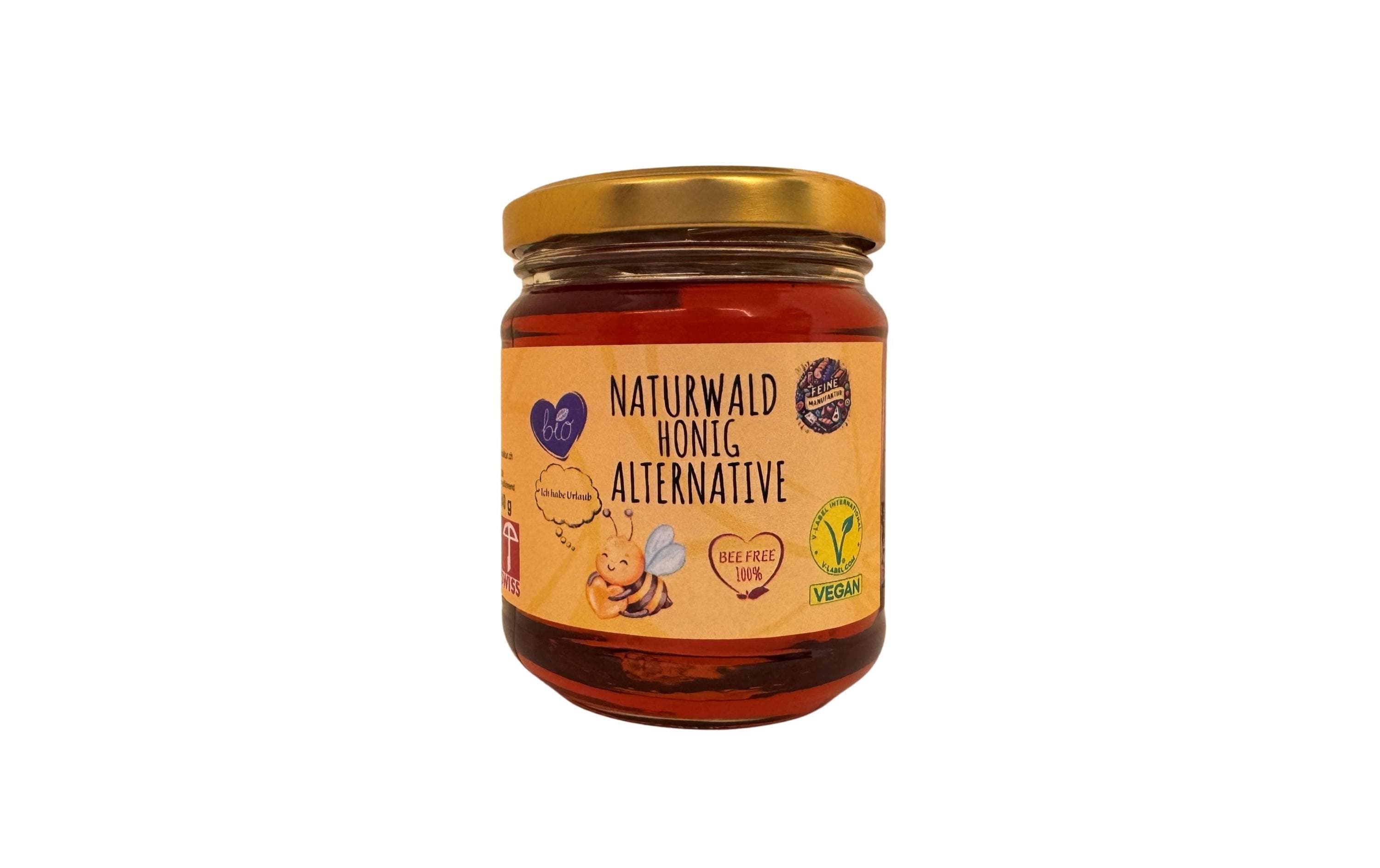 Feine Manufaktur Honig Alternative Wald Vegan, Honigersatzprodukt, 228ml,
