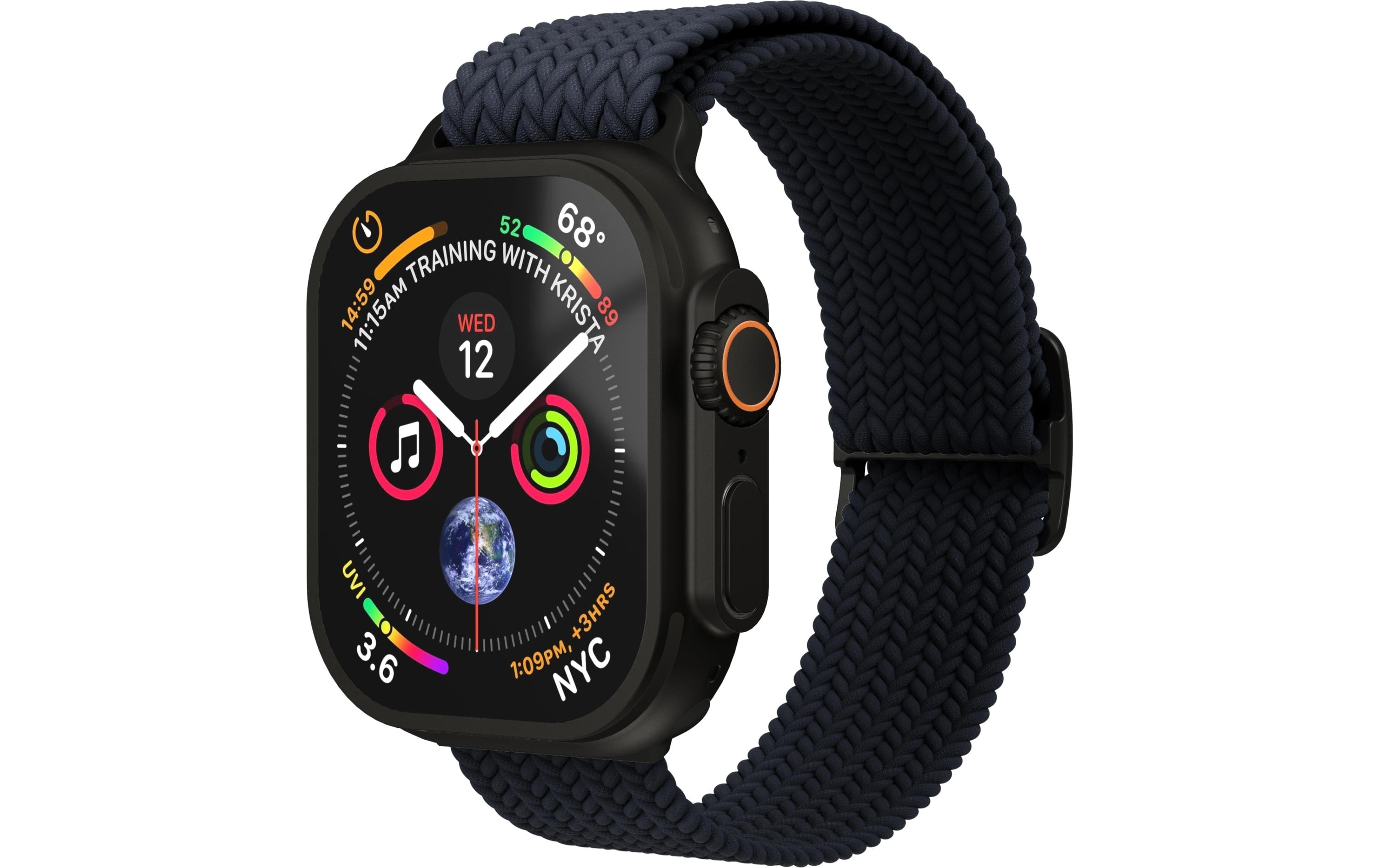 Vonmählen Woven Loop, Navy Black Apple Watch 40/41/42mm