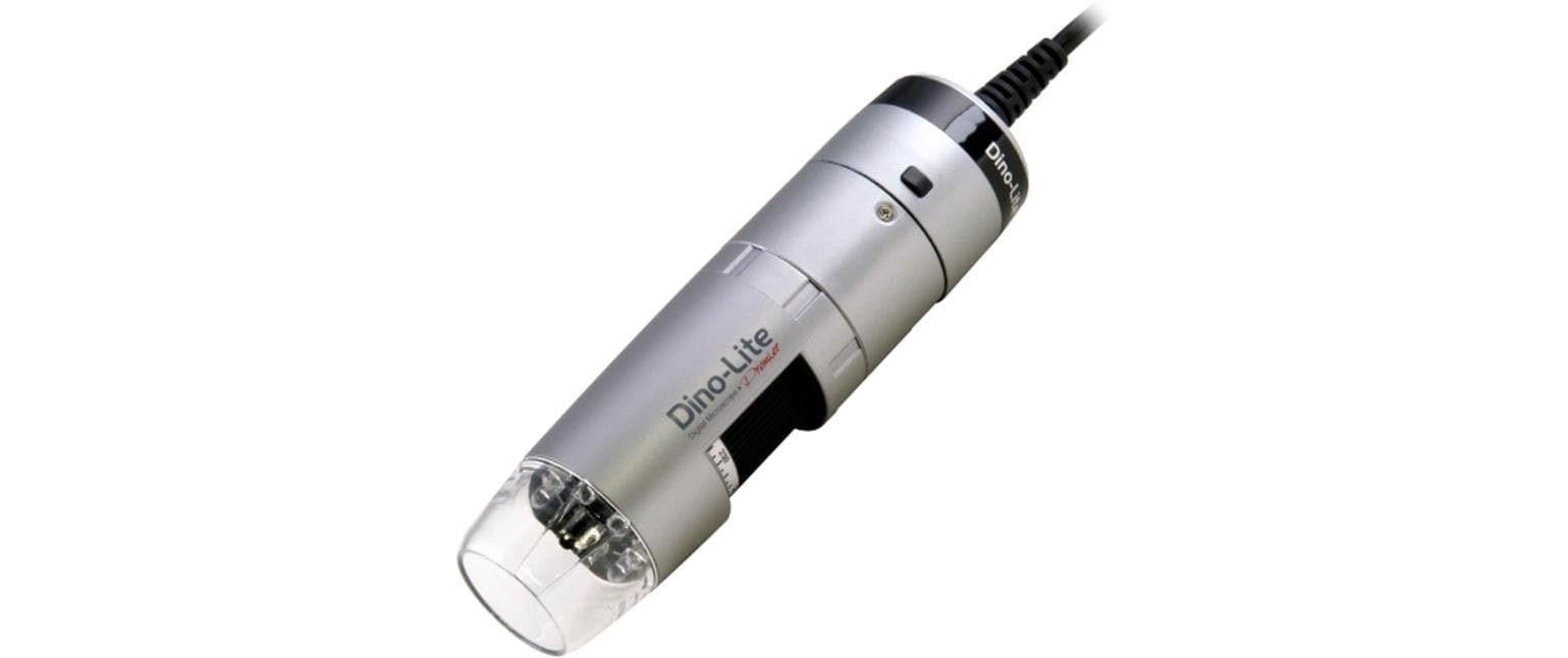 Dino-Lite Edge digital microscope AF3113T 640x480, 20x-55x, 220x, 8 white LEDs