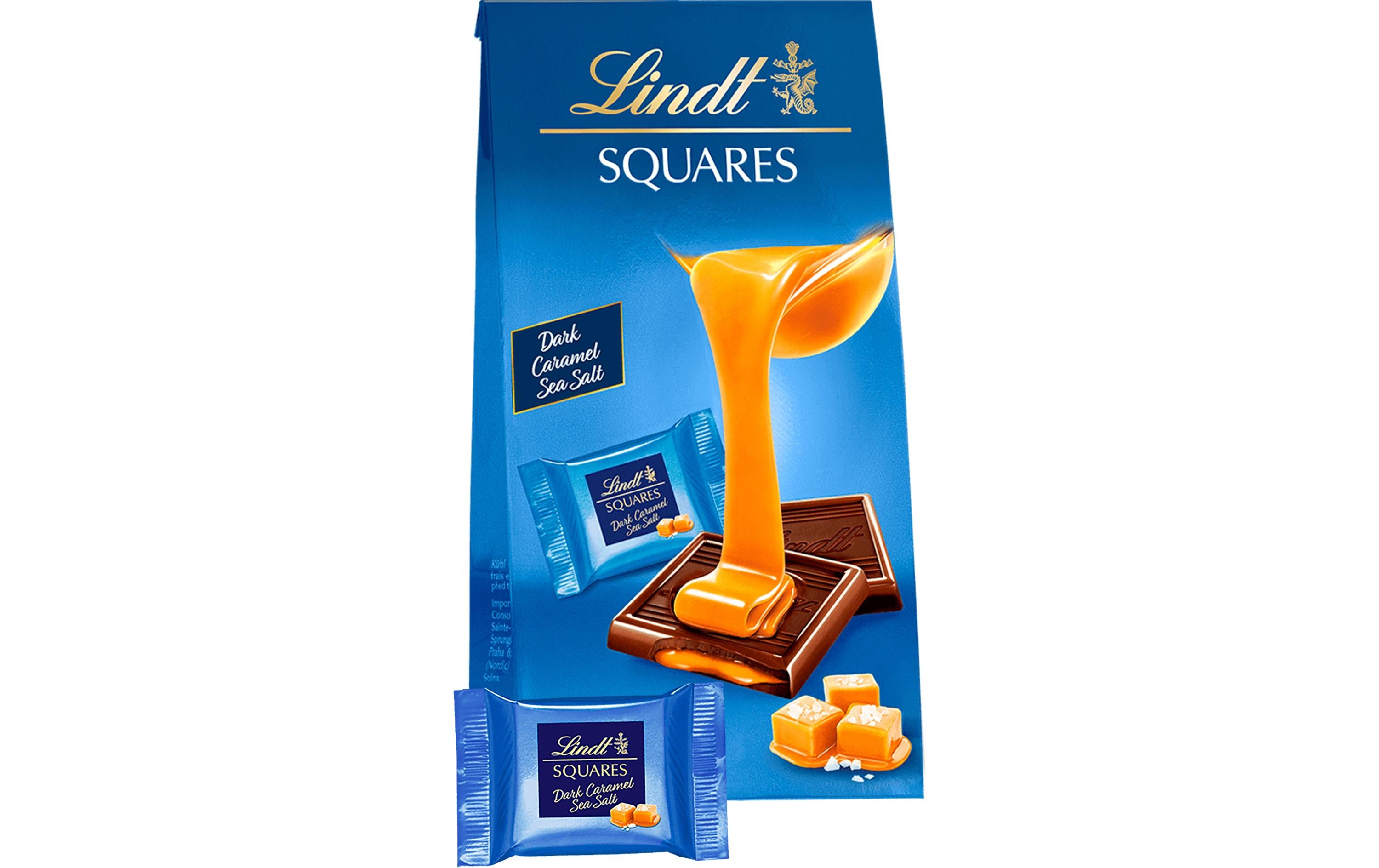 SQUARES Pralinés Dark Caramel Sea Salt 144 g