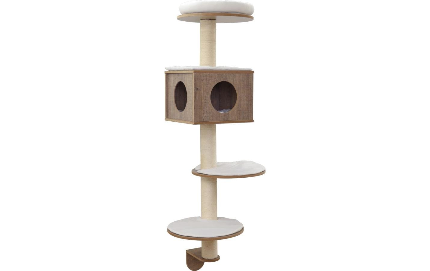 Kerbl Wandkratzbaum Dinari, 45x45x177cm, braun/weiss