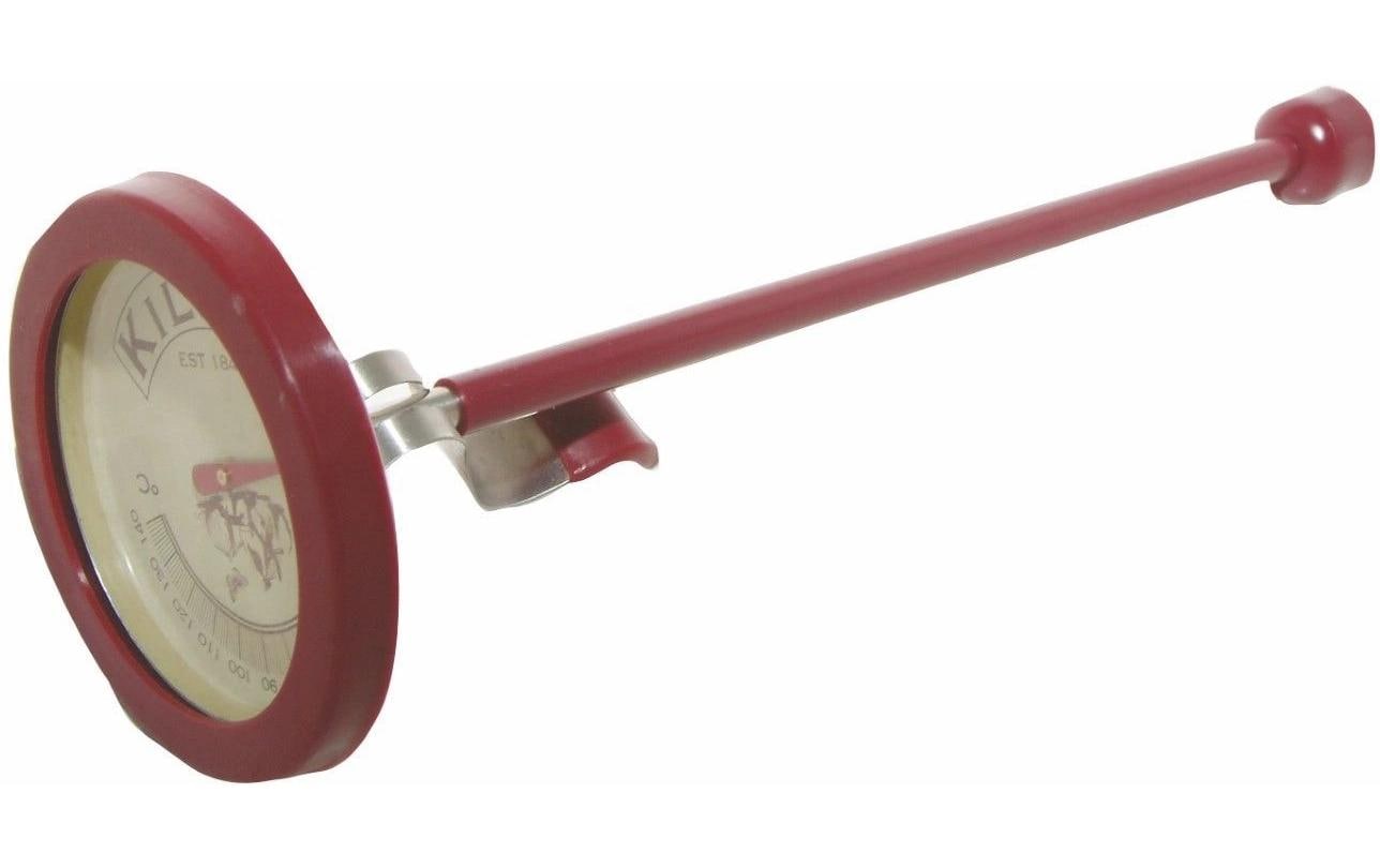 Kilner Thermometer u. Deckelhe mit Deckelrahmen und Dichtungsdeckel