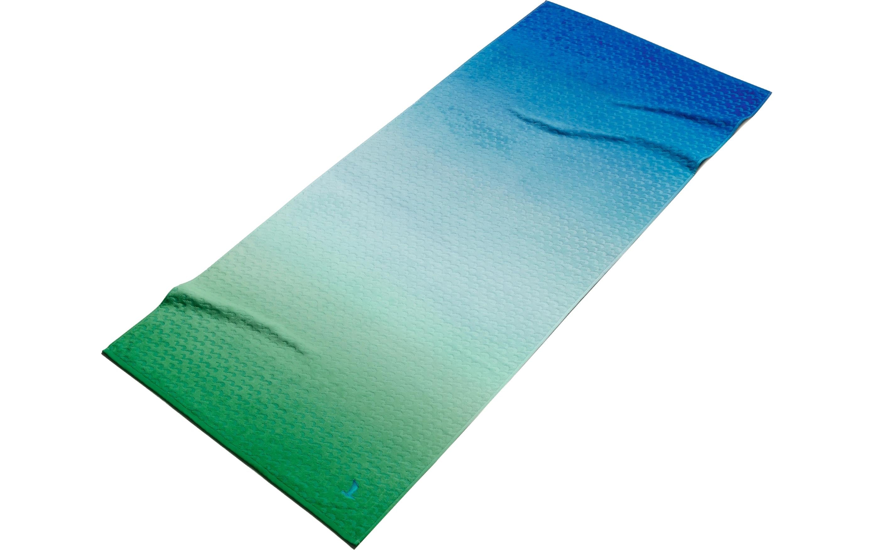 Möve Strandtuch Wave of Colour 80x180 cm, Lagoon Blue