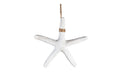 Dekomat Aufhänger Seestern aus Polyresin, D: 38cm, weiss