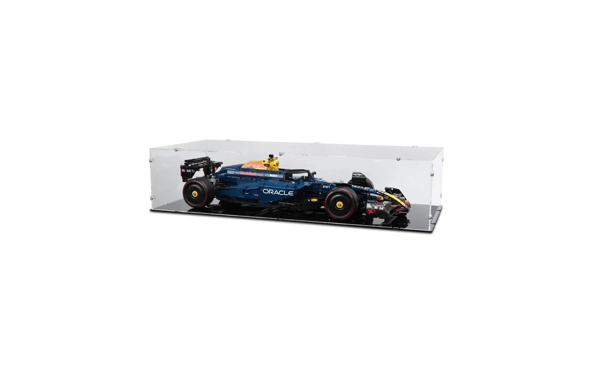 Acryl-Display LEGO 42206 Red Bull Racing mit schwarzem Boden