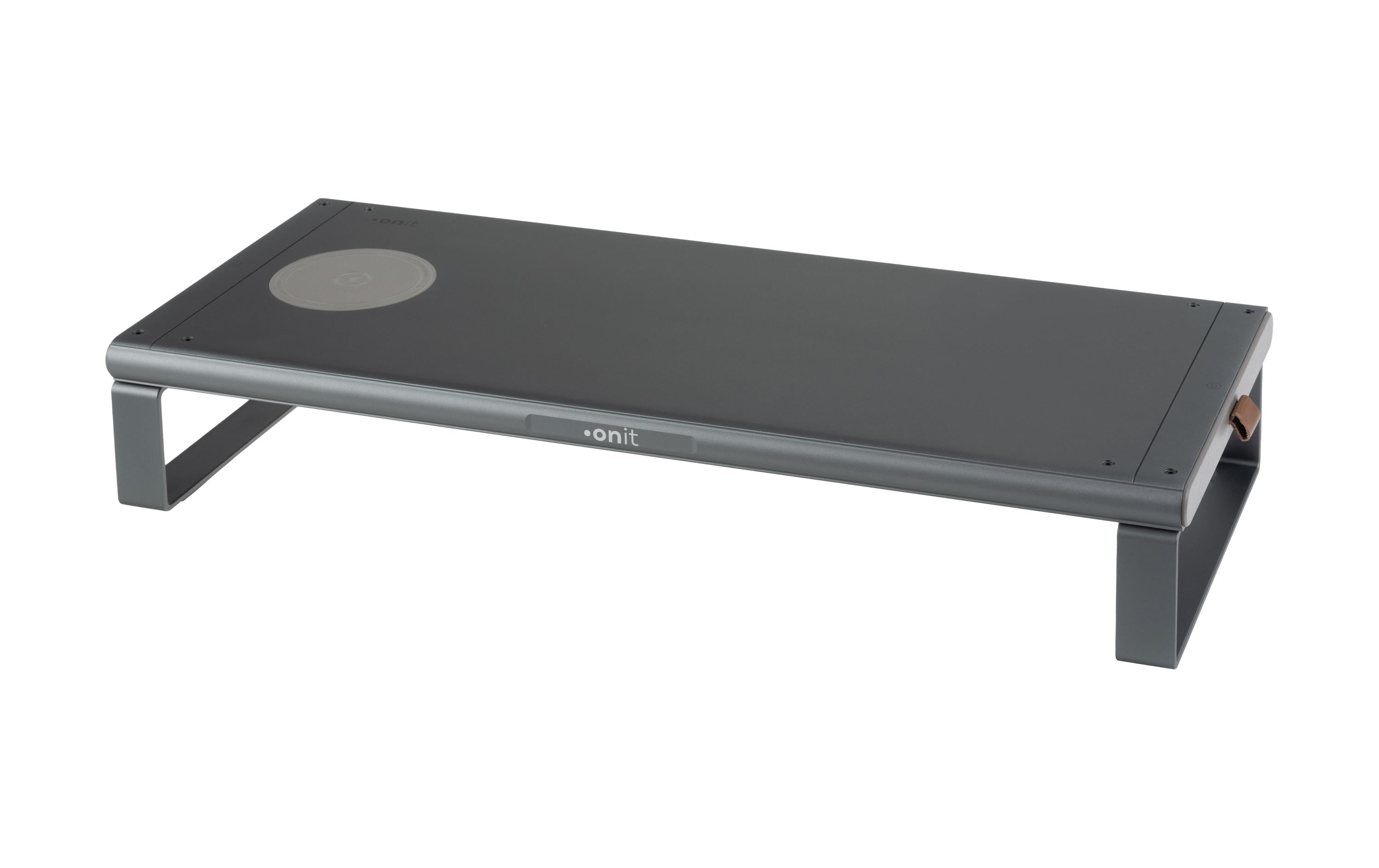 onit Monitorstand Charge mit Hub und Ladepad