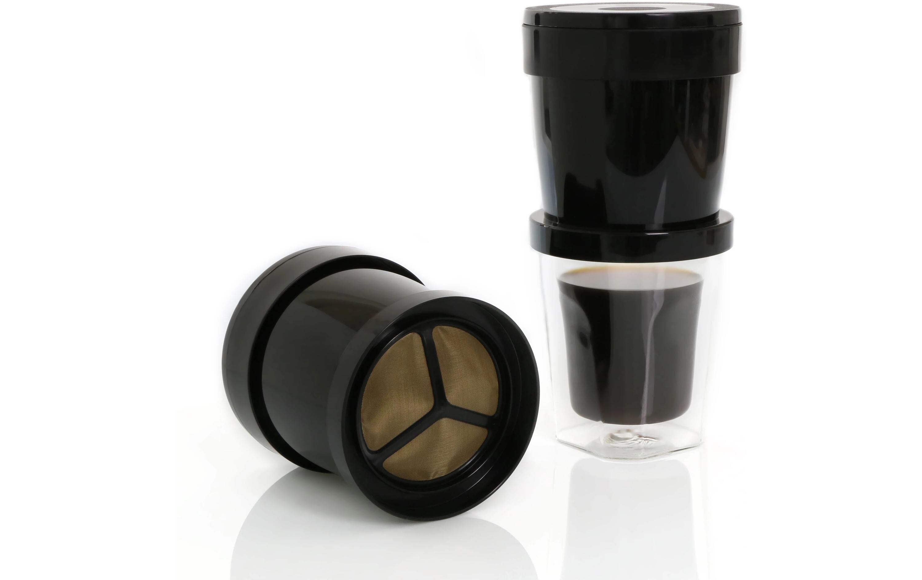 Finum Brühaufsatz Coffee Sprinter Brühaufsatz für eine Tasse Kaffee
