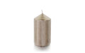 balthasar Zylinderkerze Eglite, Platin 7x12 cm (DxH), Brenndauer 40h