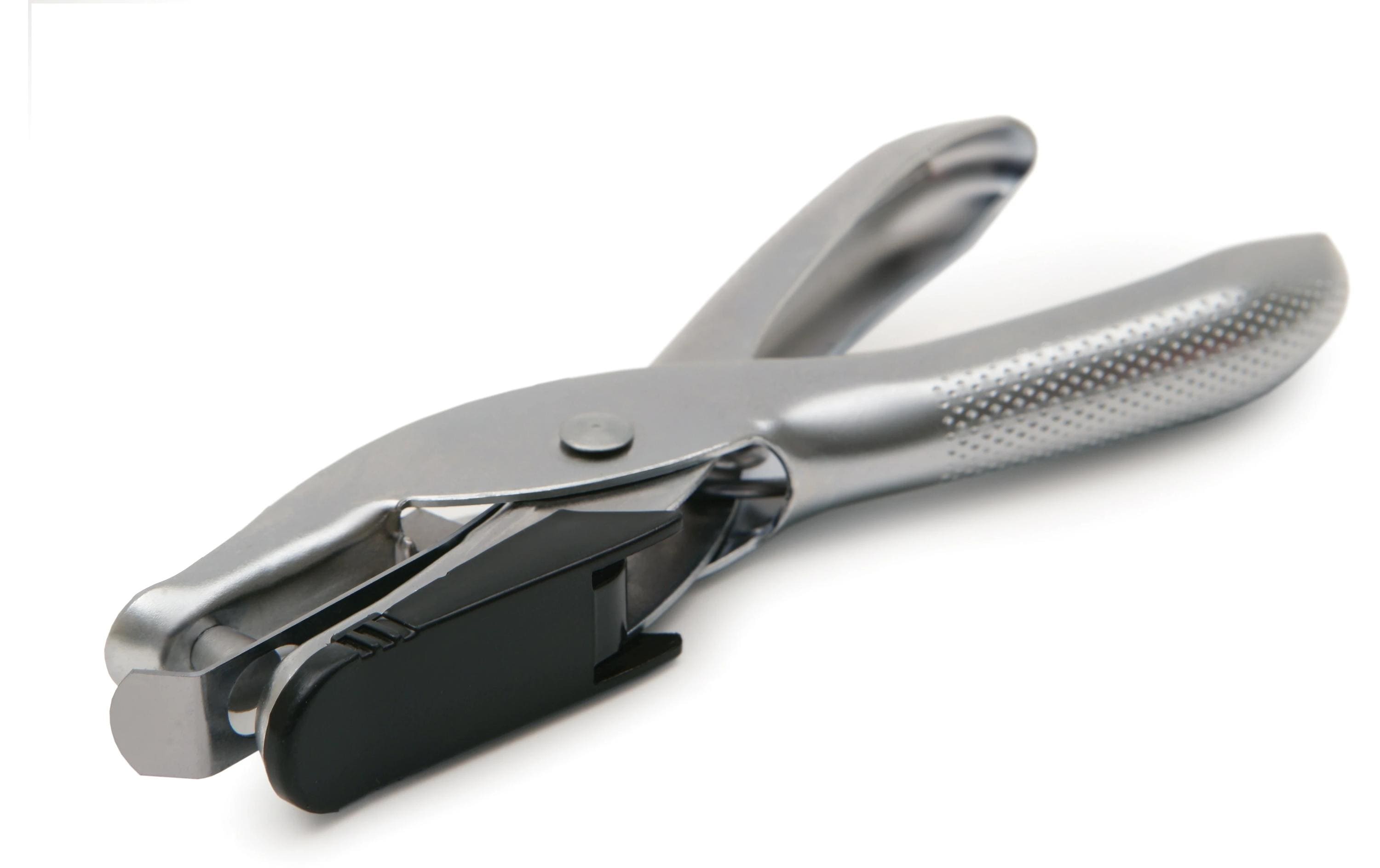 Rapesco 25 Lochzange 6mm Lochduchmesser, 10 Blatt, silber
