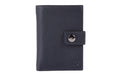 Valenta Card Wallet, Leather - Luxe MagSafe, Navy